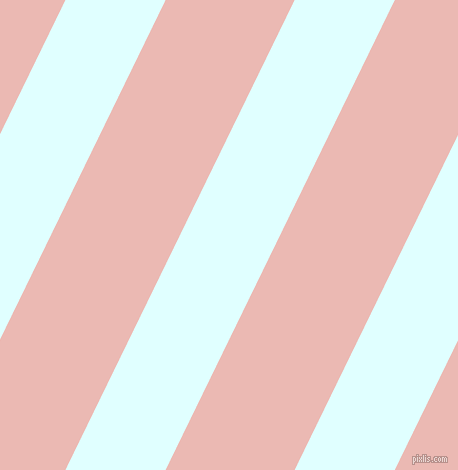 64 degree angle lines stripes, 90 pixel line width, 116 pixel line spacing, Light Cyan and Beauty Bush angled lines and stripes seamless tileable