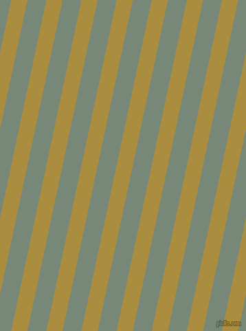 78 degree angle lines stripes, 23 pixel line width, 27 pixel line spacing, Luxor Gold and Davy