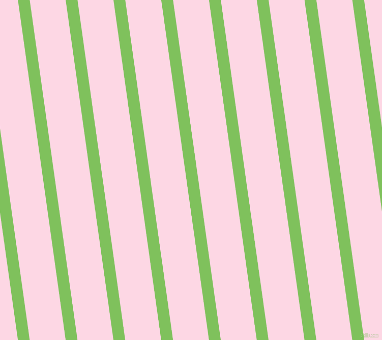 98 degree angle lines stripes, 23 pixel line width, 70 pixel line spacing, Mantis and Pig Pink angled lines and stripes seamless tileable
