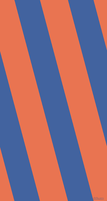 105 degree angle lines stripes, 83 pixel line width, 91 pixel line spacing, Mariner and Burnt Sienna angled lines and stripes seamless tileable