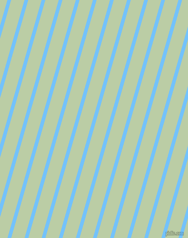74 degree angle lines stripes, 7 pixel line width, 25 pixel line spacing, Maya Blue and Pixie Green angled lines and stripes seamless tileable