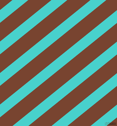 39 degree angle lines stripes, 33 pixel line width, 48 pixel line spacing, Medium Turquoise and Cumin angled lines and stripes seamless tileable