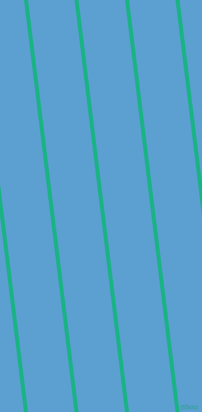 97 degree angle lines stripes, 8 pixel line width, 94 pixel line spacing, Mountain Meadow and Picton Blue angled lines and stripes seamless tileable