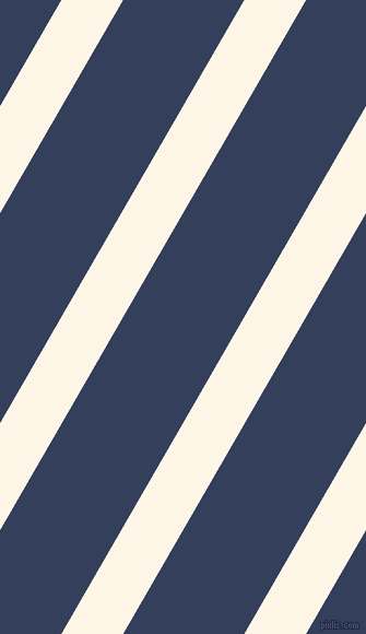 60 degree angle lines stripes, 49 pixel line width, 96 pixel line spacing, Old Lace and Gulf Blue angled lines and stripes seamless tileable