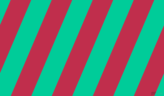 67 degree angle lines stripes, 61 pixel line width, 61 pixel line spacing, Old Rose and Caribbean Green angled lines and stripes seamless tileable