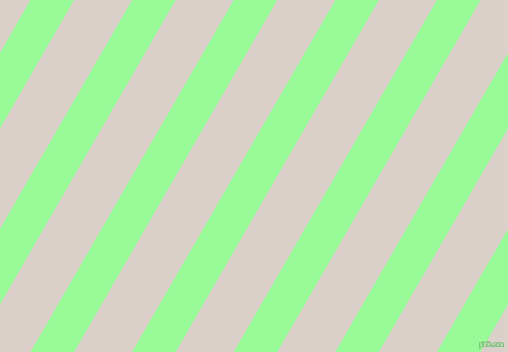 60 degree angle lines stripes, 55 pixel line width, 73 pixel line spacing, Pale Green and Swiss Coffee angled lines and stripes seamless tileable