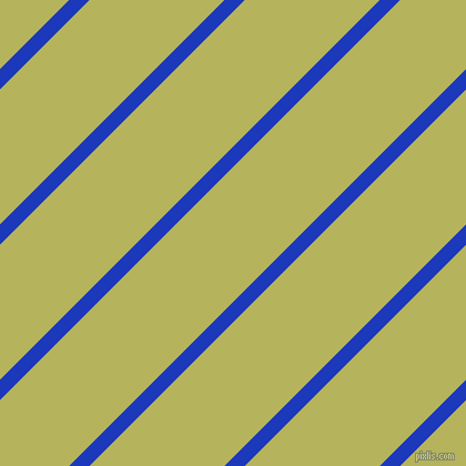 45 degree angle lines stripes, 13 pixel line width, 86 pixel line spacing, Persian Blue and Olive Green angled lines and stripes seamless tileable