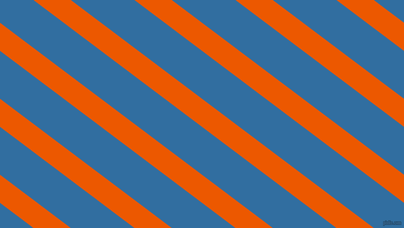 143 degree angle lines stripes, 44 pixel line width, 75 pixel line spacing, Persimmon and Lochmara angled lines and stripes seamless tileable