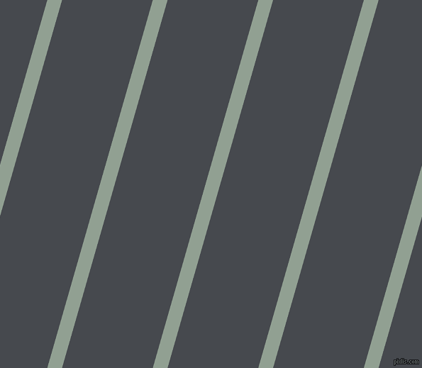 74 degree angle lines stripes, 20 pixel line width, 123 pixel line spacing, Pewter and Tuna angled lines and stripes seamless tileable