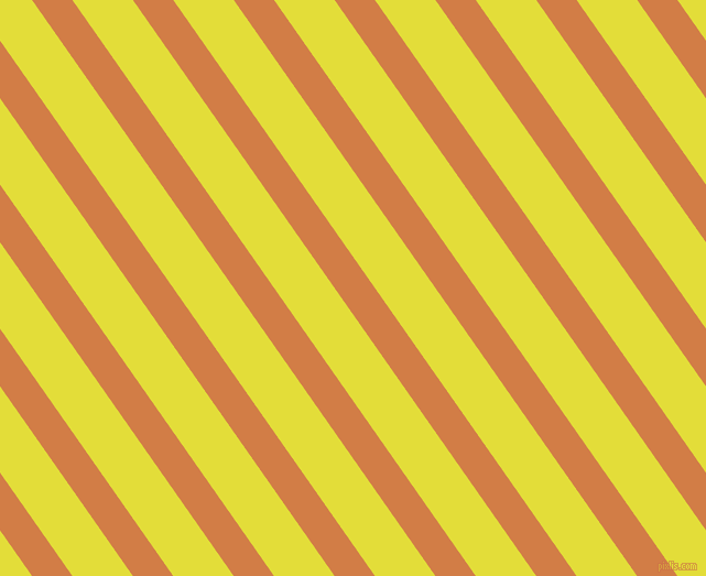 125 degree angle lines stripes, 30 pixel line width, 45 pixel line spacing, Raw Sienna and Starship angled lines and stripes seamless tileable
