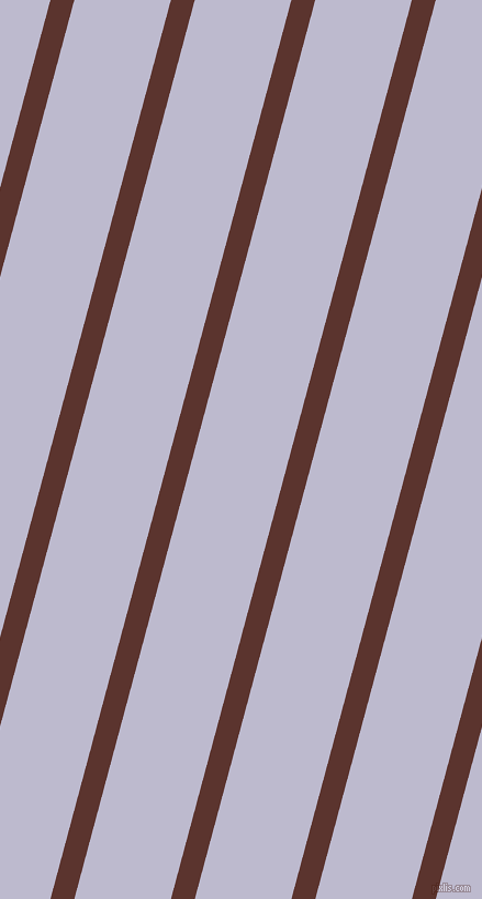 75 degree angle lines stripes, 21 pixel line width, 85 pixel line spacing, Redwood and Blue Haze angled lines and stripes seamless tileable