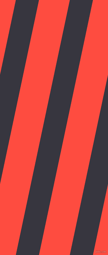 78 degree angle lines stripes, 75 pixel line width, 100 pixel line spacing, Revolver and Sunset Orange angled lines and stripes seamless tileable