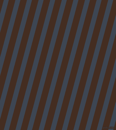 75 degree angle lines stripes, 16 pixel line width, 21 pixel line spacing, Rhino and Morocco Brown angled lines and stripes seamless tileable