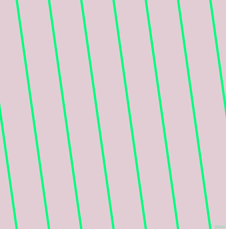 98 degree angle lines stripes, 8 pixel line width, 104 pixel line spacing, Spring Green and Prim angled lines and stripes seamless tileable