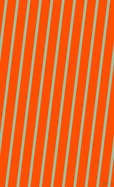 83 degree angle lines stripes, 9 pixel line width, 29 pixel line spacing, Spring Rain and International Orange angled lines and stripes seamless tileable
