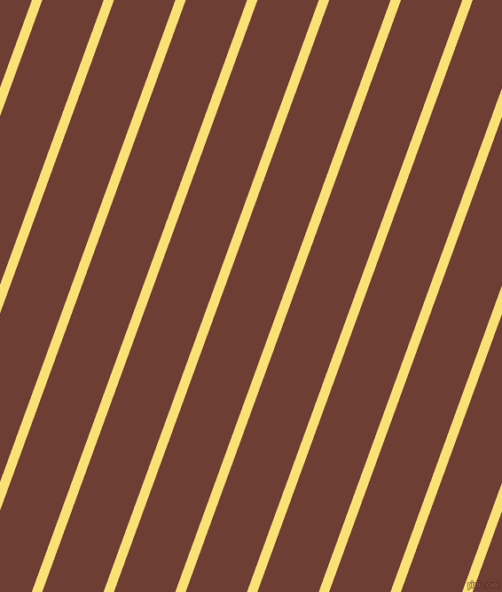 70 degree angle lines stripes, 11 pixel line width, 65 pixel line spacing, Sweet Corn and Metallic Copper angled lines and stripes seamless tileable