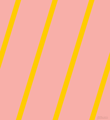 73 degree angle lines stripes, 17 pixel line width, 100 pixel line spacing, Tangerine Yellow and Sundown angled lines and stripes seamless tileable