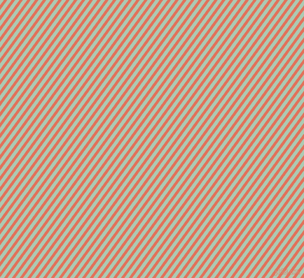 54 degree angle lines stripes, 4 pixel line width, 5 pixel line spacing, Terra Cotta and Gum Leaf angled lines and stripes seamless tileable