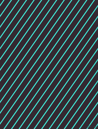 55 degree angle lines stripes, 4 pixel line width, 20 pixel line spacing, Turquoise and Melanzane angled lines and stripes seamless tileable