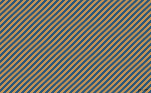 44 degree angle lines stripes, 8 pixel line width, 8 pixel line spacing, Venice Blue and Twine angled lines and stripes seamless tileable