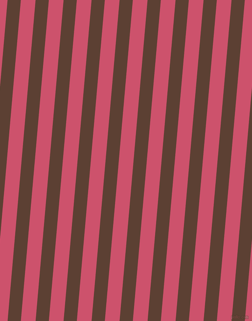 85 degree angle lines stripes, 27 pixel line width, 30 pixel line spacing, Very Dark Brown and Cabaret angled lines and stripes seamless tileable