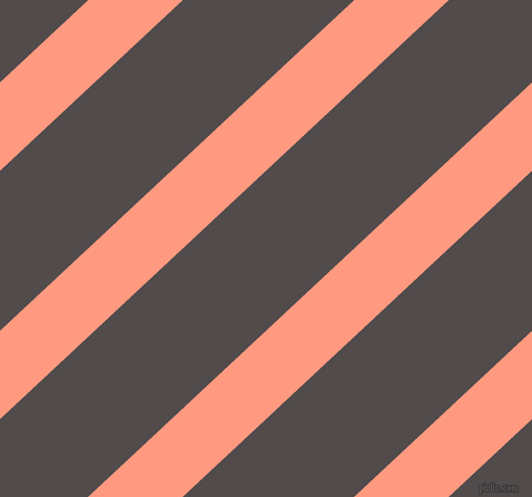 43 degree angle lines stripes, 58 pixel line width, 105 pixel line spacing, Vivid Tangerine and Matterhorn angled lines and stripes seamless tileable