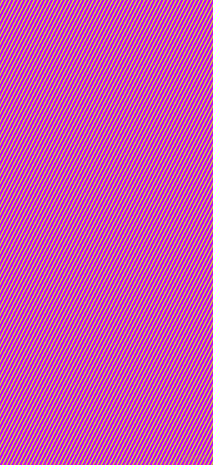 63 degree angle lines stripes, 2 pixel line width, 3 pixel line spacing, Wattle and Electric Purple angled lines and stripes seamless tileable