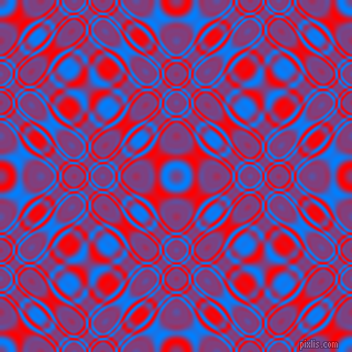 , Dodger Blue and Red cellular plasma seamless tileable