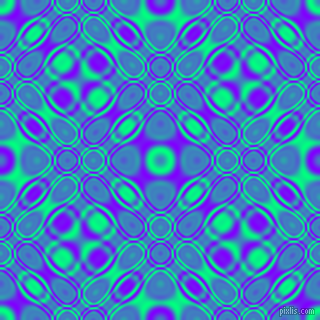 Spring Green and Electric Indigo cellular plasma seamless tileable
