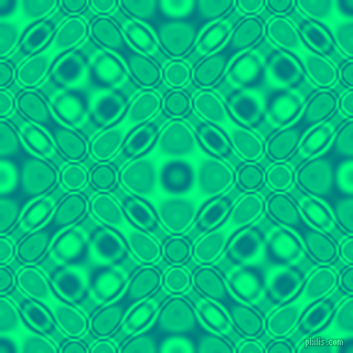 , Teal and Spring Green cellular plasma seamless tileable
