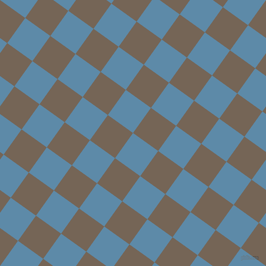 54/144 degree angle diagonal checkered chequered squares checker pattern checkers background, 63 pixel square size, , Air Force Blue and Pine Cone checkers chequered checkered squares seamless tileable