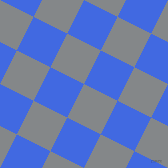 63/153 degree angle diagonal checkered chequered squares checker pattern checkers background, 122 pixel squares size, , Aluminium and Royal Blue checkers chequered checkered squares seamless tileable