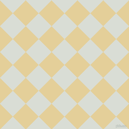 45/135 degree angle diagonal checkered chequered squares checker pattern checkers background, 62 pixel squares size, , Aqua Haze and Double Colonial White checkers chequered checkered squares seamless tileable