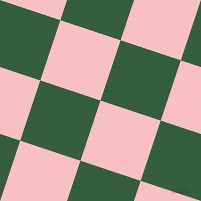 72/162 degree angle diagonal checkered chequered squares checker pattern checkers background, 127 pixel square size, , Azalea and Hunter Green checkers chequered checkered squares seamless tileable