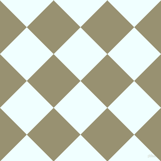 45/135 degree angle diagonal checkered chequered squares checker pattern checkers background, 129 pixel square size, , Azure and Gurkha checkers chequered checkered squares seamless tileable