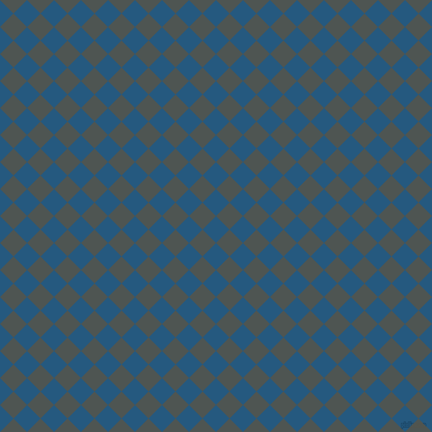 45/135 degree angle diagonal checkered chequered squares checker pattern checkers background, 27 pixel squares size, , Bahama Blue and Cape Cod checkers chequered checkered squares seamless tileable