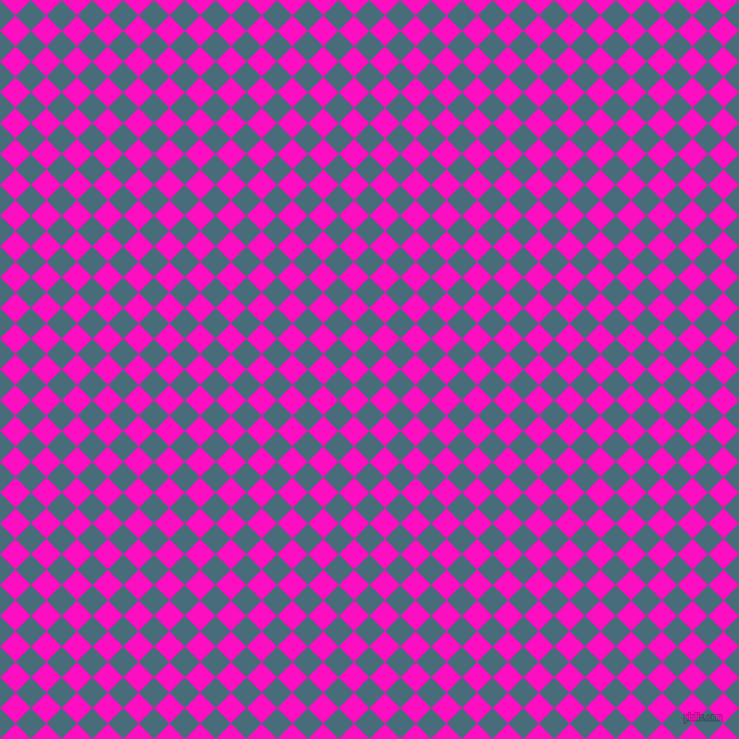 45/135 degree angle diagonal checkered chequered squares checker pattern checkers background, 20 pixel squares size, , Bismark and Shocking Pink checkers chequered checkered squares seamless tileable