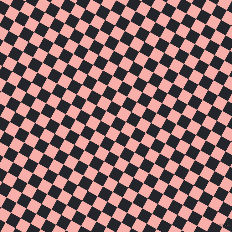 61/151 degree angle diagonal checkered chequered squares checker pattern checkers background, 36 pixel square size, , Black Russian and Sundown checkers chequered checkered squares seamless tileable