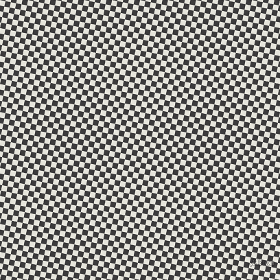79/169 degree angle diagonal checkered chequered squares checker pattern checkers background, 8 pixel square size, , Black White and Fuscous Grey checkers chequered checkered squares seamless tileable