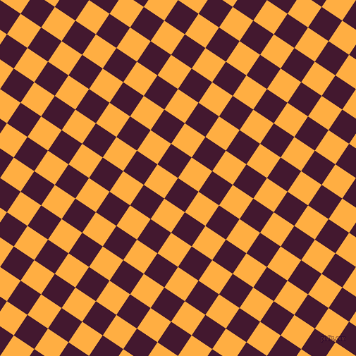 56/146 degree angle diagonal checkered chequered squares checker pattern checkers background, 35 pixel squares size, , Blackberry and Yellow Orange checkers chequered checkered squares seamless tileable