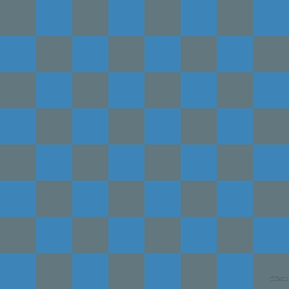 checkered chequered squares checkers background checker pattern, 74 pixel squares size, , Blue Bayoux and Curious Blue checkers chequered checkered squares seamless tileable
