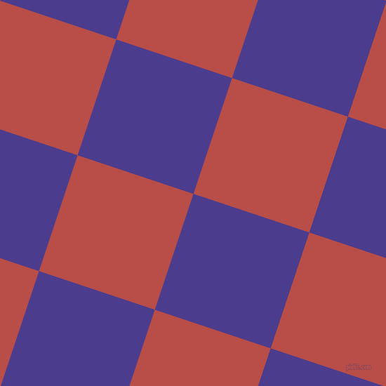 72/162 degree angle diagonal checkered chequered squares checker pattern checkers background, 174 pixel square size, , Blue Gem and Chestnut checkers chequered checkered squares seamless tileable