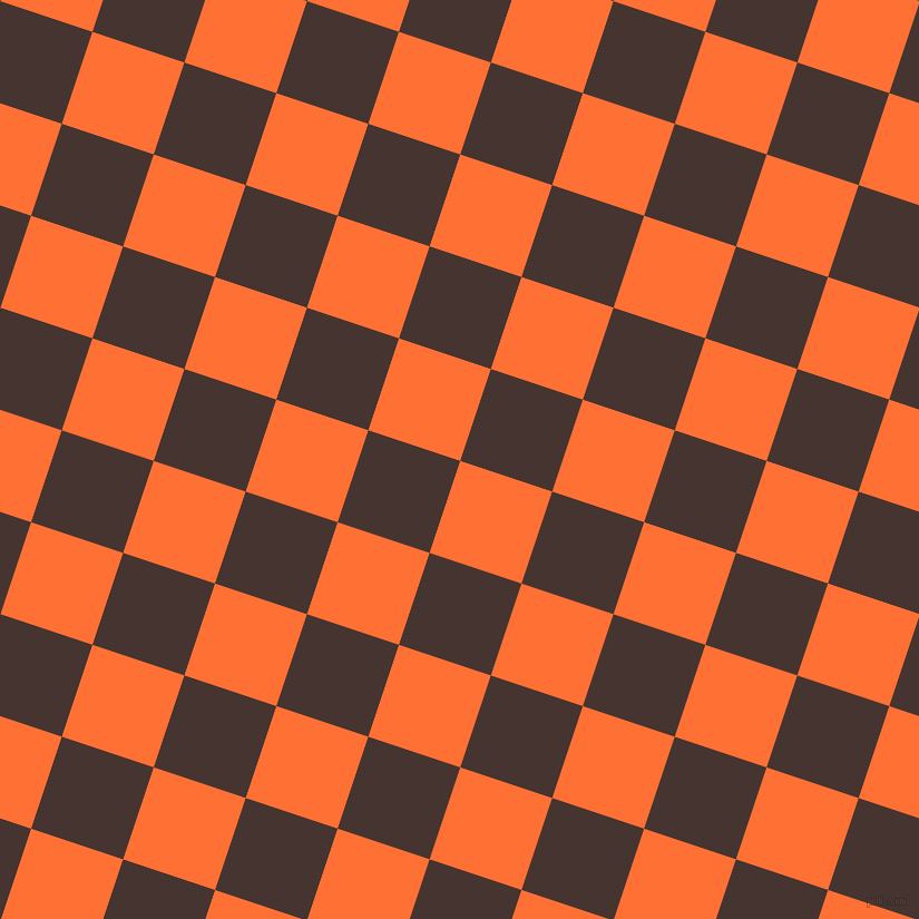 72/162 degree angle diagonal checkered chequered squares checker pattern checkers background, 87 pixel squares size, , Burnt Orange and Cedar checkers chequered checkered squares seamless tileable