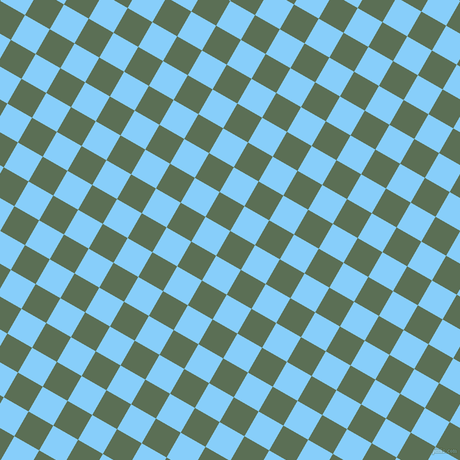 60/150 degree angle diagonal checkered chequered squares checker pattern checkers background, 41 pixel squares size, , Cactus and Light Sky Blue checkers chequered checkered squares seamless tileable