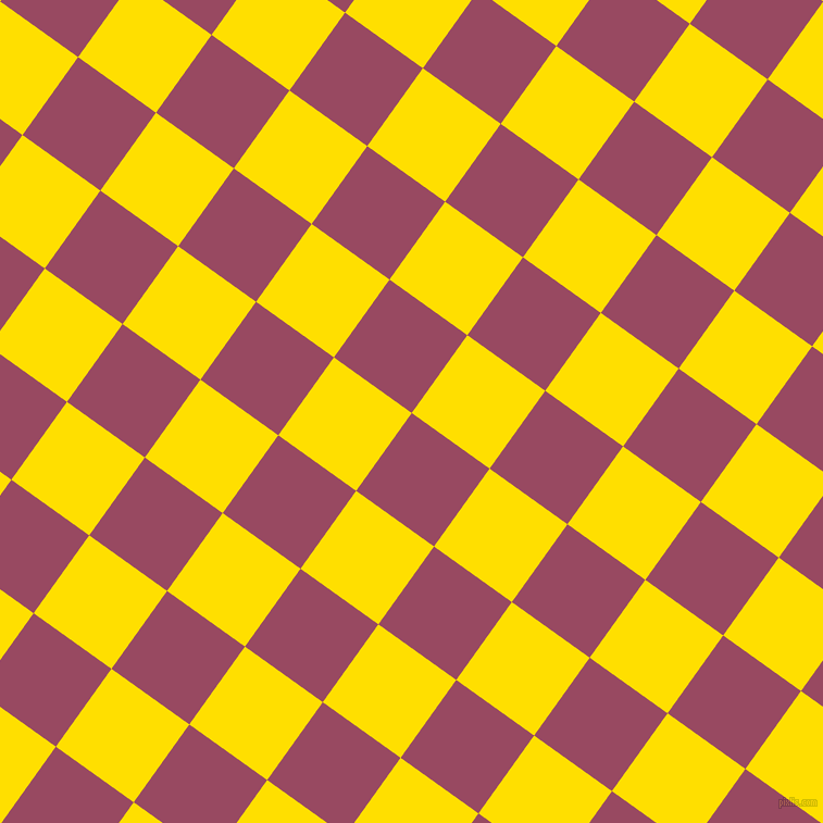 54/144 degree angle diagonal checkered chequered squares checker pattern checkers background, 88 pixel squares size, , Cadillac and Golden Yellow checkers chequered checkered squares seamless tileable