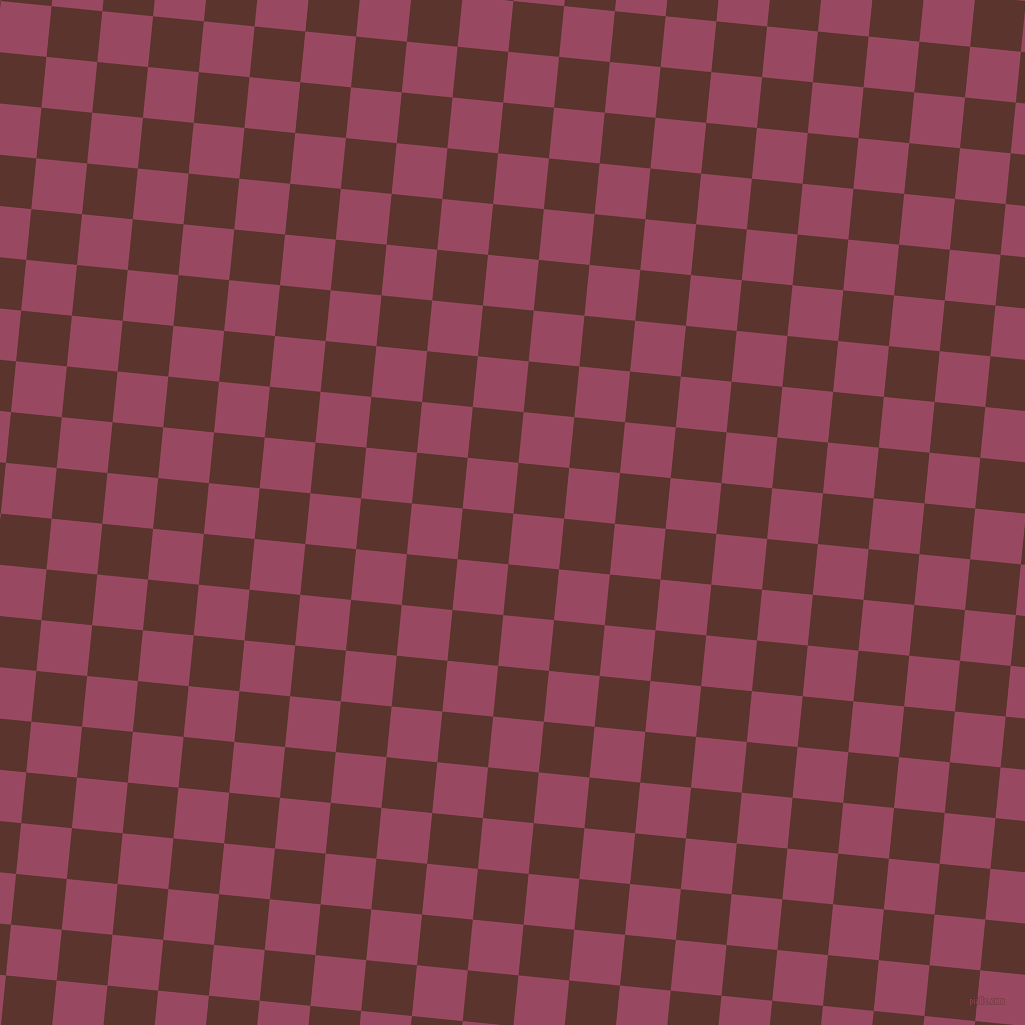 84/174 degree angle diagonal checkered chequered squares checker pattern checkers background, 51 pixel square size, , Cadillac and Redwood checkers chequered checkered squares seamless tileable