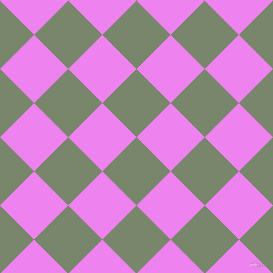 45/135 degree angle diagonal checkered chequered squares checker pattern checkers background, 96 pixel square size, , Camouflage Green and Violet checkers chequered checkered squares seamless tileable