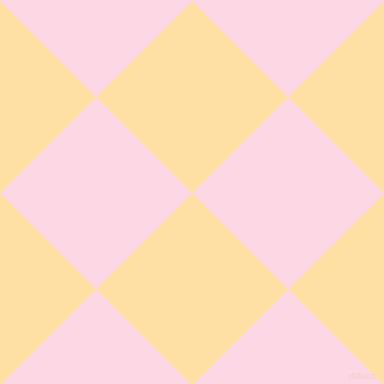 45/135 degree angle diagonal checkered chequered squares checker pattern checkers background, 191 pixel squares size, , Cape Honey and Pig Pink checkers chequered checkered squares seamless tileable
