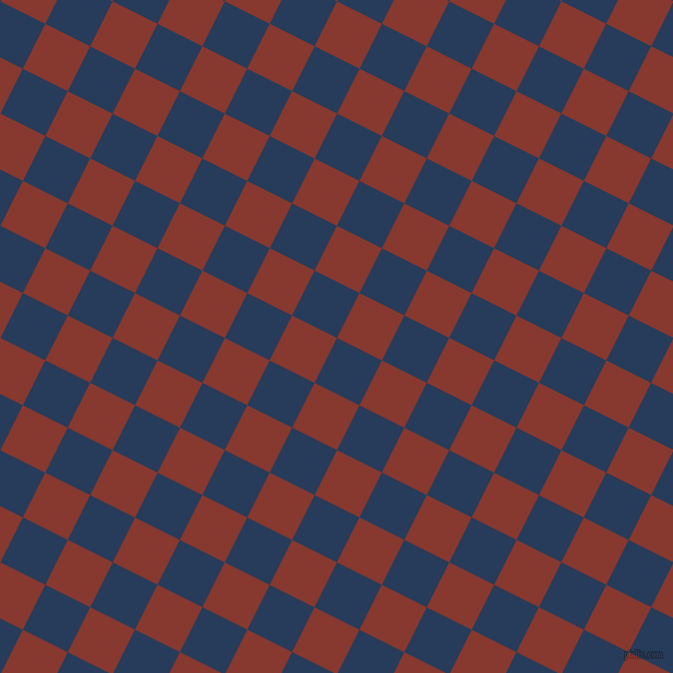 63/153 degree angle diagonal checkered chequered squares checker pattern checkers background, 46 pixel square size, , Catalina Blue and Crab Apple checkers chequered checkered squares seamless tileable