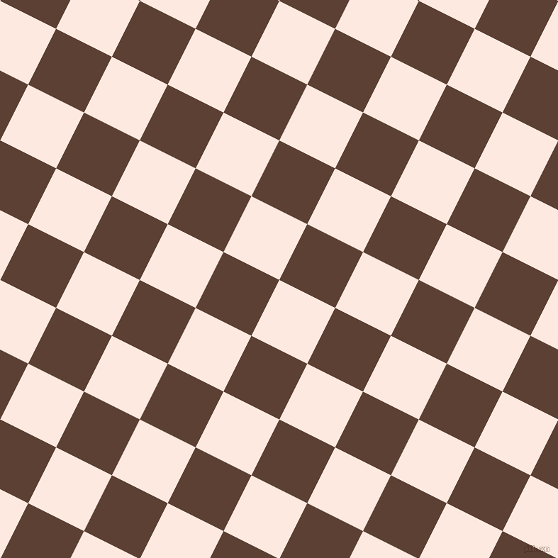 63/153 degree angle diagonal checkered chequered squares checker pattern checkers background, 88 pixel square size, , Chablis and Very Dark Brown checkers chequered checkered squares seamless tileable